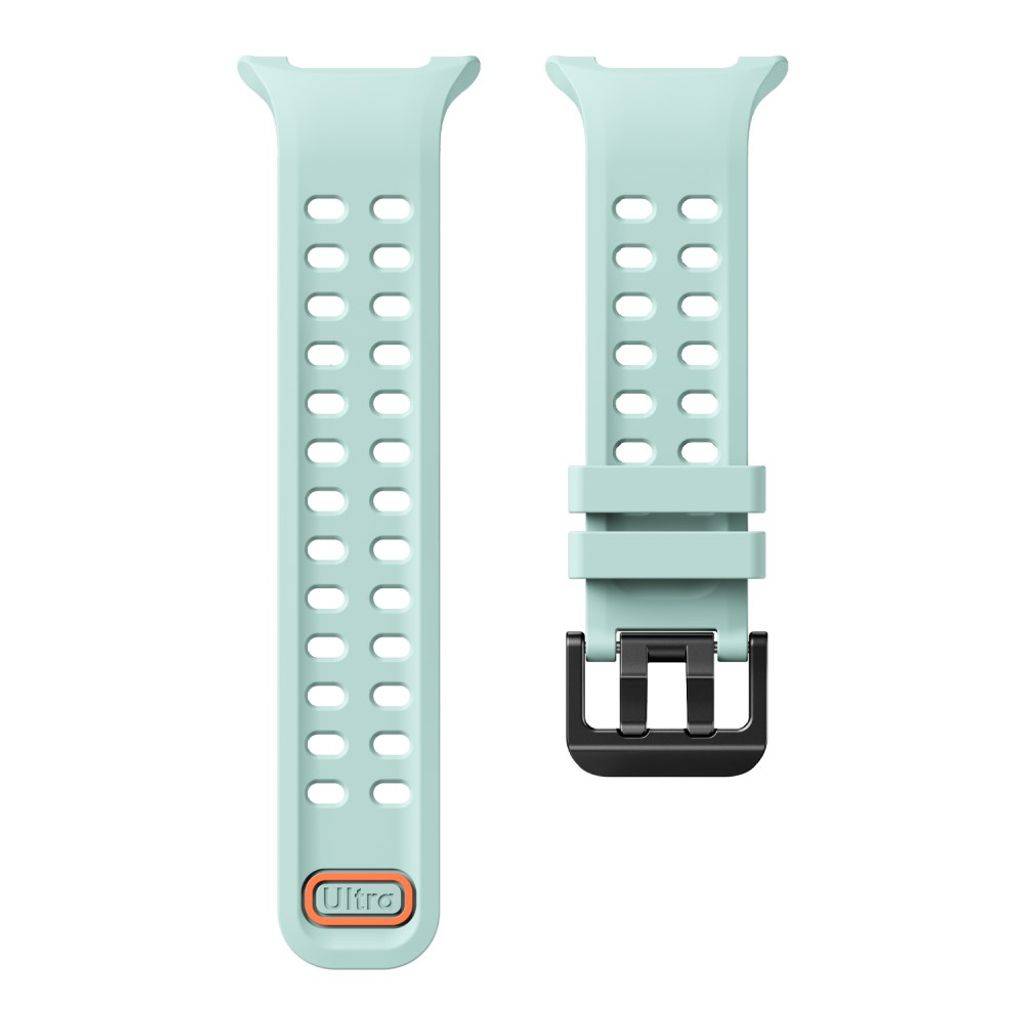 Samsung Galaxy Watch9/8/8 Classic silikone urrem med dobbeltspænde - Lys cyan