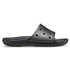 Crocs Unisex Erwachsene Classic Crocs Slide Badeschlappen, Black, 37/38 EU