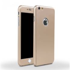 Full body cover til iPhone 6/6S. Inkl sk�rmbeskyttelse. Gold.