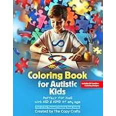 Coloring Book for Autistic Kids: Designs for Children with ASD & ADHD - Geometric Patterns, Relaxing Illustrations, Cubic Forms, Puzzle Pieces, ... from Occupational Therapy, Pop it Designs