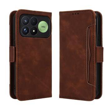 Xiaomi Redmi K100 Pro/Poco F9 Pro Korthållare plånboksfodral - Brun