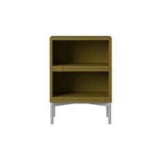 Stacked Storage System Bedside Table Configuration 1 - Brown Green