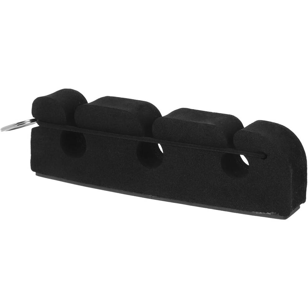 Magnetisk fiskespöhållare med stark magnet, bärbar svart spöhållare