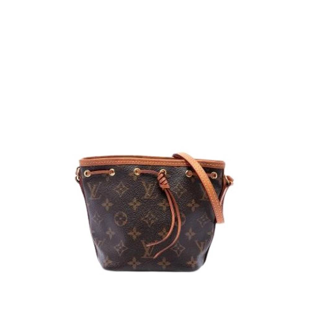 Louis Vuitton Vintage Pre-owned Noe Bucket Bag - Vintage - Dame - Brun - ONE SIZE - Uld