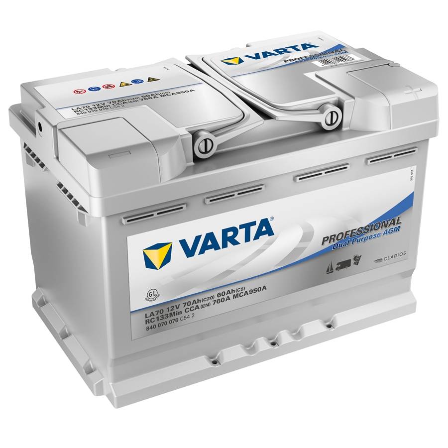 Varta Professional 80Ah DP AGM-batteri LA80