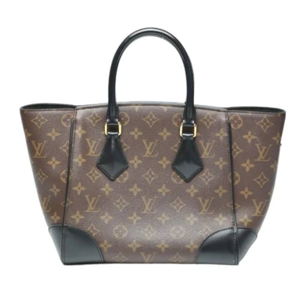 Louis Vuitton Vintage Pre-owned Stof louis-vuitton-tasker - Vintage - Dame - Brun - ONE SIZE -