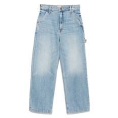 MOTHER - The Stud Finder Flood jeans - dam - bomull/polyester/Lycra - 26 - Blå