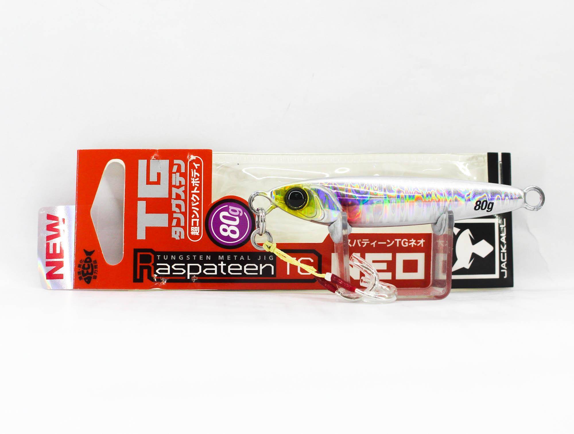 Jackall Metal Jig Raspateen TG Tungsten Neo 80 grams Shirasu Silver (8562)