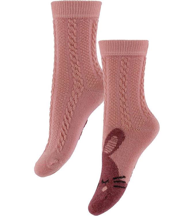 Minymo Strømper - 2 pak- Ash Rose - Minymo - 15/18 - Strømper