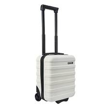 Cabin Max Anode 24L TwinWheel 40 x 30 x 20 cm Wizz Air Easyjet Underseat Cabin Case (Vit, 40 x 30 x 20)