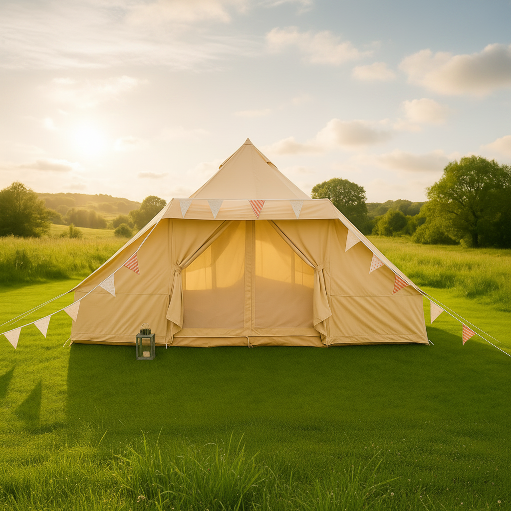 5m x 4m Touareg Tent 285gsm 100% Natural Canvas