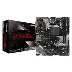 ASRock B450M-HDV R4.0 - Motherboard - micro ATX - Socket AM4 - AMD B450 Chipsatz - USB 3.1 Gen 1 - Gigabit LAN - Onboard-Grafik (CPU erforderlich)