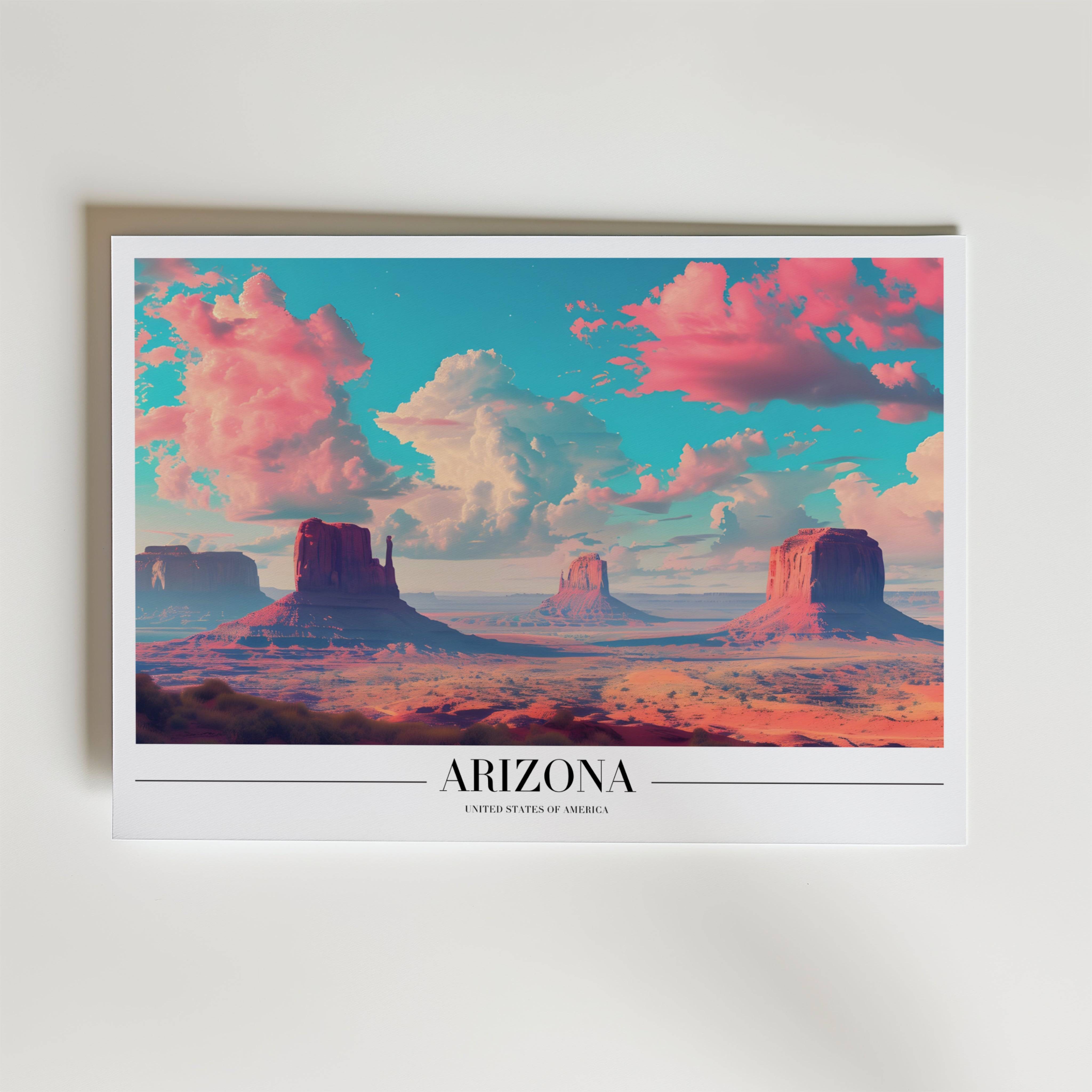 Arizona Poster - Premium Canvas 21x30 cm