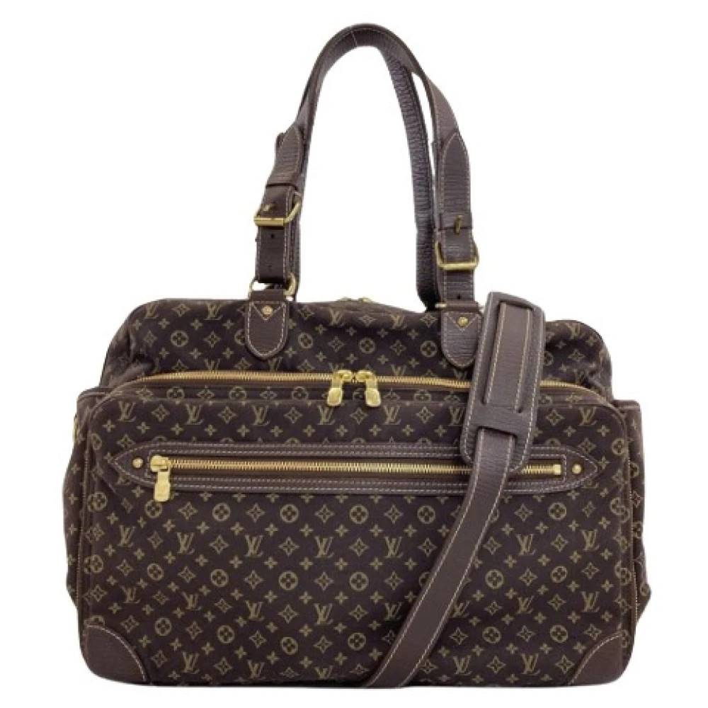 Louis Vuitton Vintage Pre-owned Monogram Mini Lin Tote Bag - Vintage - Dame - Brun - ONE SIZE - Uld