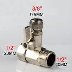 1/2 & #39 ;& #39 ; to 3/8 & #39 ;& #39 ; zinklegering vattenkran ro matning kulventil kran vattenfilter omvänd osmos system för vattenrenare kran kran