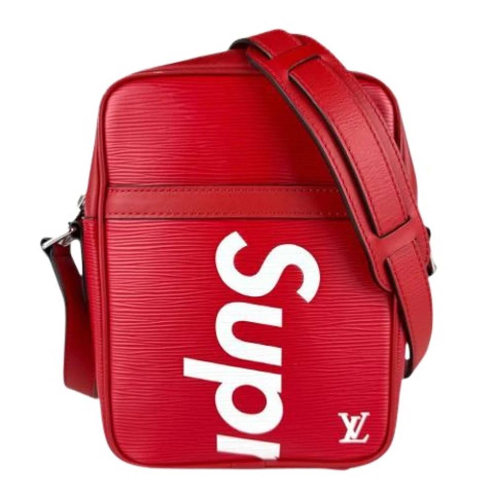 Louis Vuitton Vintage Pre-owned Vintage Skuldertaske - Vintage - unisex - Rød - ONE SIZE - Uld