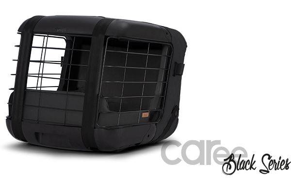 4pets Caree Hundbur för Bil 46,5×47,2×57 cm Svart – Transportbur för Hund