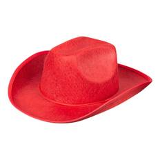 Cowboyhat Rodeo Rød - One size