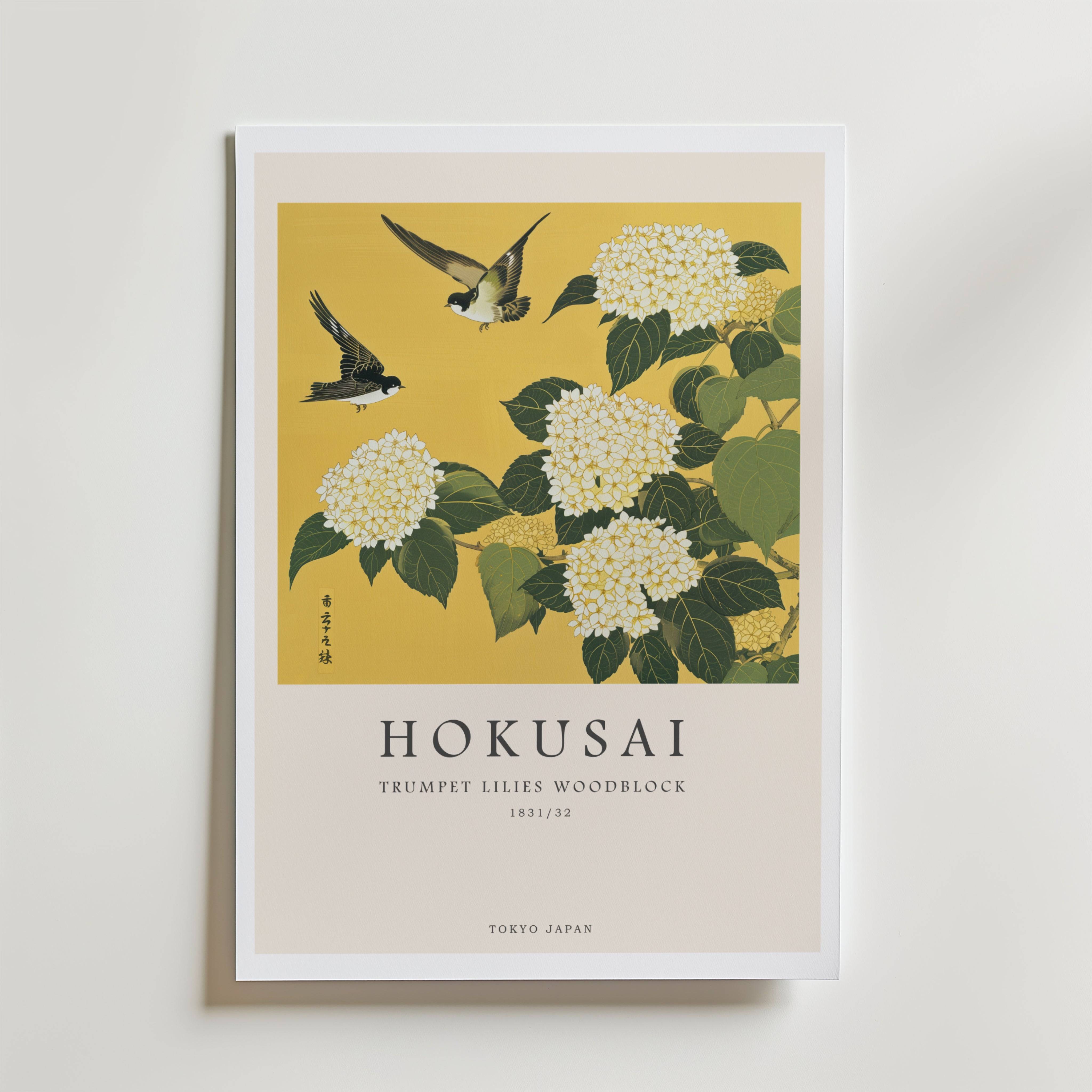 Yellow Botanical Harmony Poster - Premium Canvas 21x30 cm