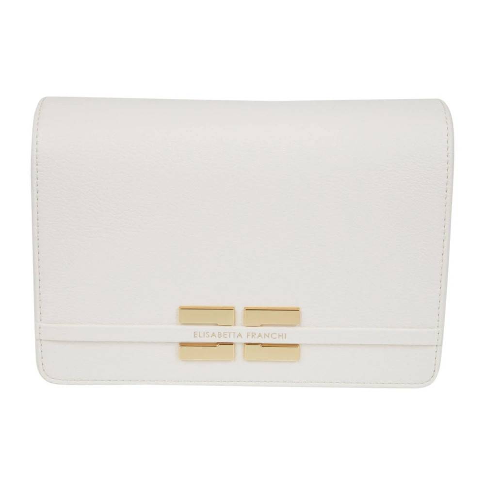 Elisabetta Franchi Skuldertaske - Tasker - Dame - Beige - ONE SIZE - Uld