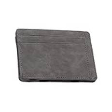 Magic Wallet | PU Leather Wallet | Money Clip Wallets | Men's Credit Card Holder | Wallet with Coin Pocket | Elegant Leather Wallets for Credit Card, Coins, IDs, Men