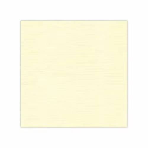 Linnen Cardstock - 30.5 x 30.5 - Cream