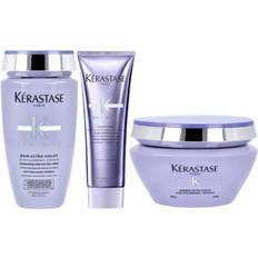 Kérastase Blond Absolu Bain Ultra-Violet Shampoo + Conditioner + Masque Trio Paket