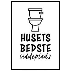 Plakat Husets bedste siddeplads