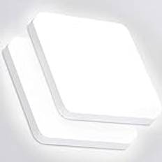 LED taklampa LED-lampa 36W 3240LM vit 6500K Ceiling light Modernt nattlampa Lumières proches du plafond för passage, källare, garage, korridorer, trappa, tvätt 2 Pieces