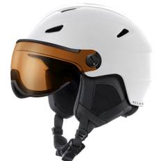 Relax Stealth Skihjelm med visir - Dame / Herre - Hvid, Hvid / M