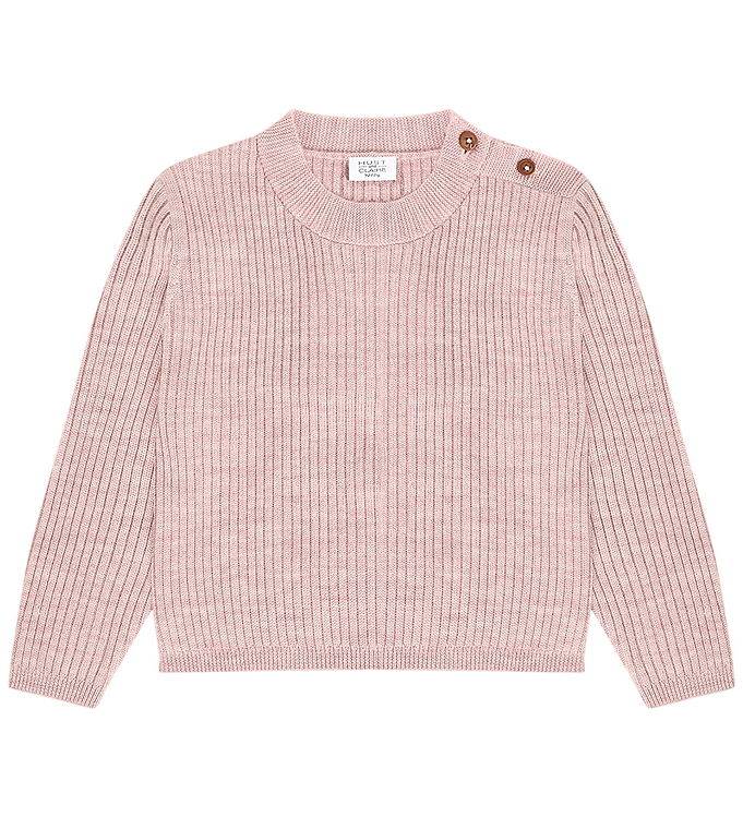 Hust and Claire Bluse - Uld - Rib - HCPil - Heather - Hust and Claire - 2 år (92) - Bluse