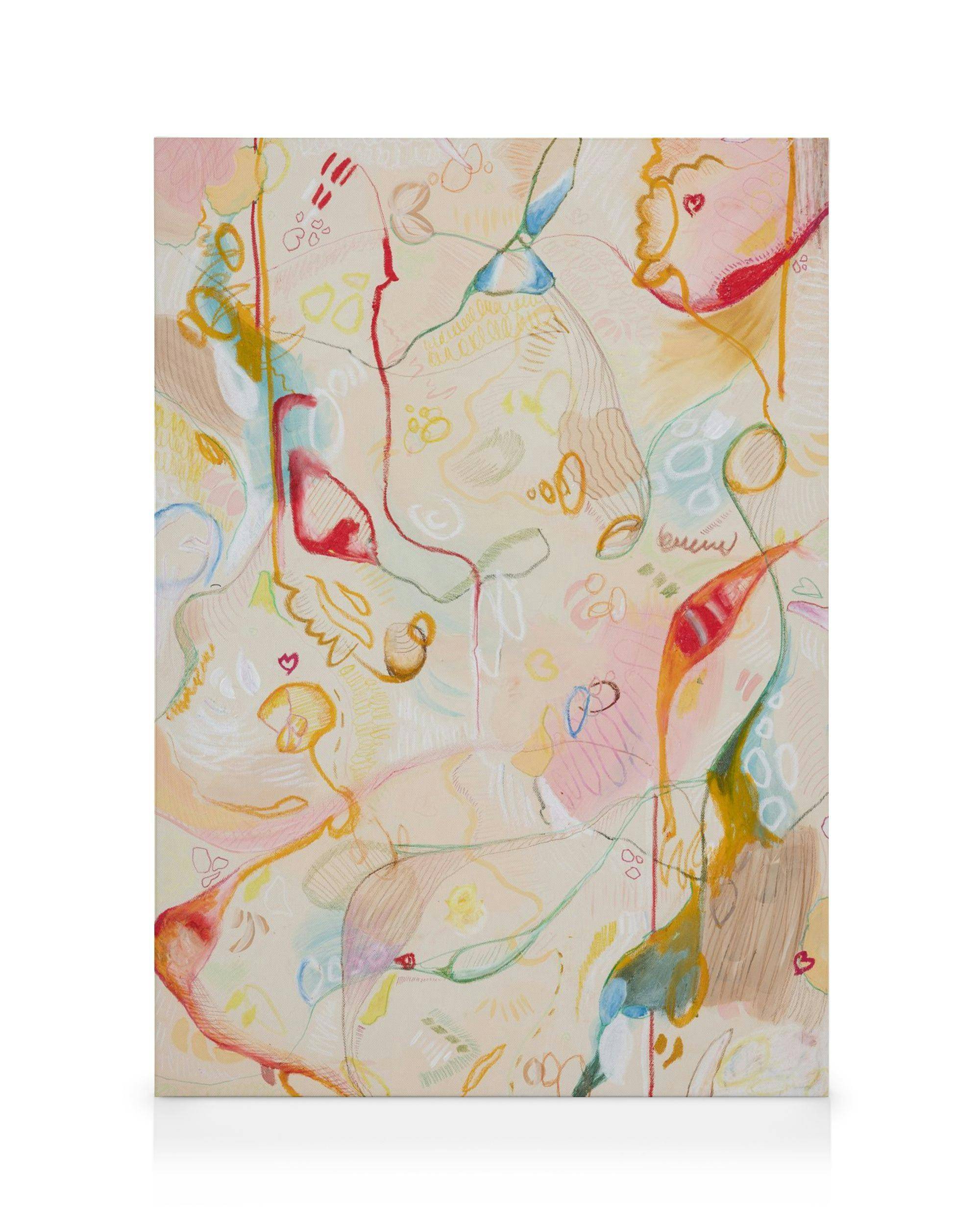 Canvastavlor Plot Twist Canvastavla (30x40 cm - Svart ram)