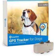 Tractive GPS DOG 4 – GPS till hund med aktivitetsspårning | EXCL. ABO | TRNJA4 | brun