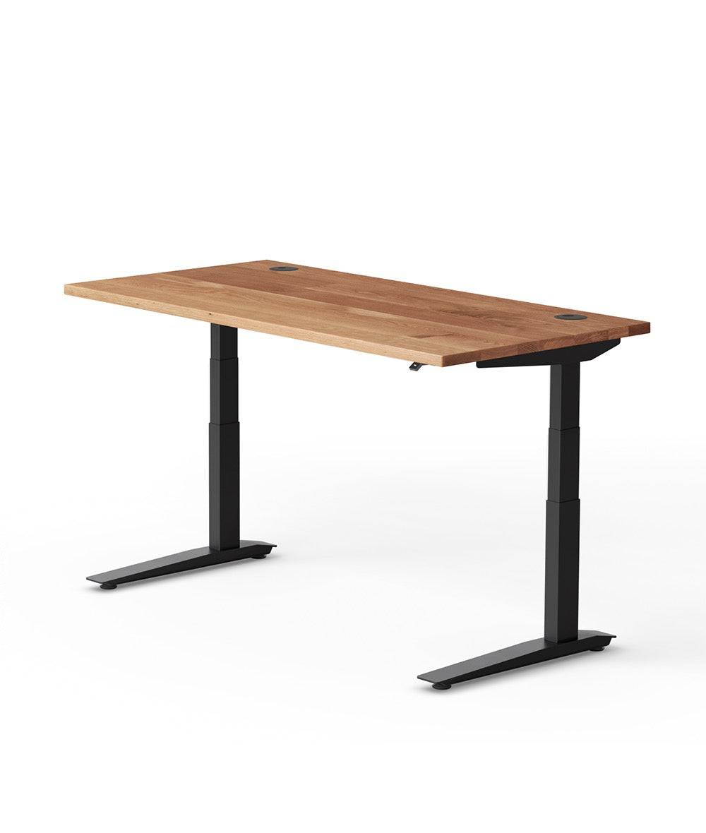 Fully Jarvis Hardwood-stabureau 1600 x 800 in Oak/Zwart by Fully
