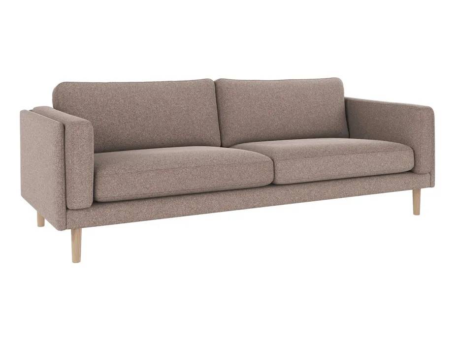 Rowico Home Braden 3-sitssoffa Beige (Brenda 34) Vitpigmenterade ekben