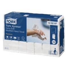 Håndklædeark Tork H2 Xpress® Premium Extra Soft Multifold hvid - (21 pakker x 100 stk.)