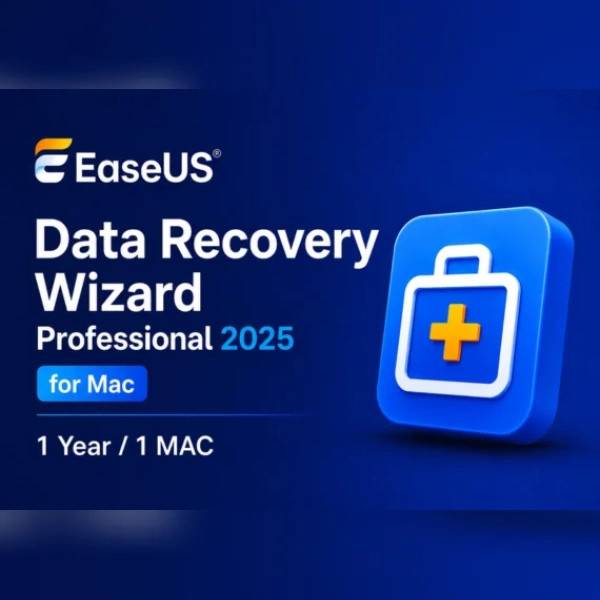 EaseUS Data Recovery Wizard Professional 2025 for Mac (1 Year / 1 MAC) Key - GLOBAL.