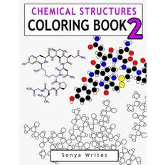 Chemical Structures Coloring Book 2 - Sonya Writes - 9781539365259