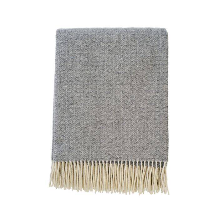 Uldplaid - 140x200 cm - Cashmere og merinould - Lucas Granite