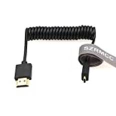 SZRMCC HDMI-kabel 8K 2.1 Micro HDMI till HDMI lindad kabel hög hastighet micro HDMI manlig förlängningskabel för GoPro Hero 7 Sony A6000 A7III Nikon B500 Yoga 3