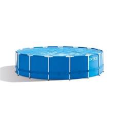 Intex Metal Frame Pool, 16.805L, 457x122 cm, inkl. filterpumpe