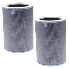 vhbw 2 x HEPA-filter kompatibelt med Xiaomi Mi Air Purifier 2H, 2S, 3H, Pro, 2, 3, 2C, 3C luftrenare – ersättningsfilter