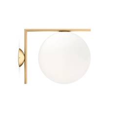 Flos - IC Lights Ceiling/Wall 2 Outdoor/Indoor, Brass - Udendørs væglamper - Michael Anastassiades - Guld