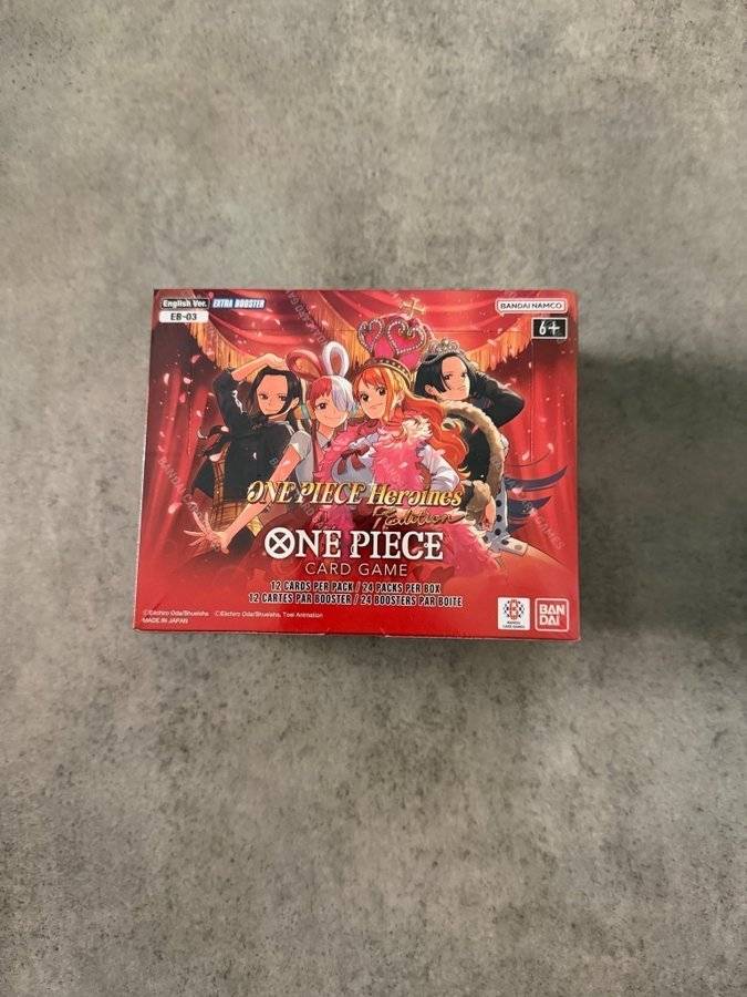 One Piece EB03 Heroines Edition Booster Box (English / Engelsk)