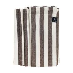 Himla Bretagne tygservett 50x50 cm 4-pack Chocolate - Brun