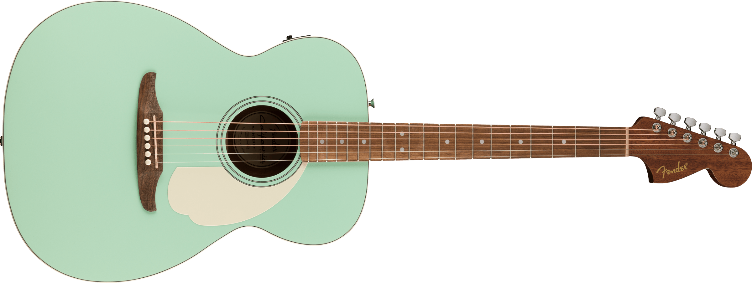 California Standard Monterey Surf Green E Spruce Top Ivory Pickguard