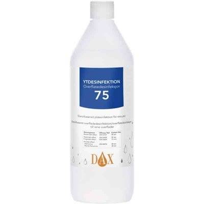 DAX Ytdesinfektion 75% 1 liter (432 flaskor)