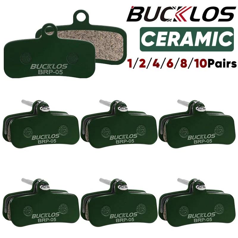 BUCKLOS Ceramic Hydarulic Disc Brake Pads For SHIMANO D02S N03A 1/2/4/6/8/10Pair MTB Brake Pad Wear-resistant Disc Brake Pads