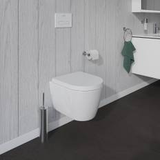 Duravit ME by Starck Wand-WC 48x37cm, oval, HygieneGlaze, rimless, Durafix, weiß