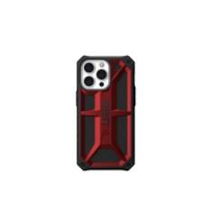 UAG Rugged Case for iPhone 13 Pro 5G [6.1-inch] - Monarch Crimson - Baksidesskydd för mobiltelefon - robust - polykarbonat, gummi, granulerat läder, metallegering - crimson - 6.1 - för Apple iPhone 13 Pro